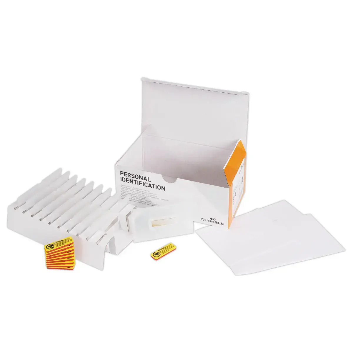 10 Porte-badge à aimant ClickFold Fix Plus 9x5,4 cm DURABLE
