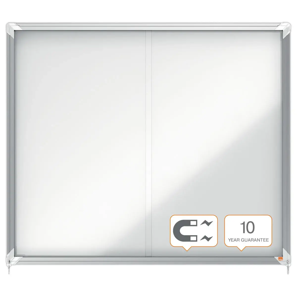Vitrine d'intérieur magnétique Premium Plus - 15 x A4 - NOBO