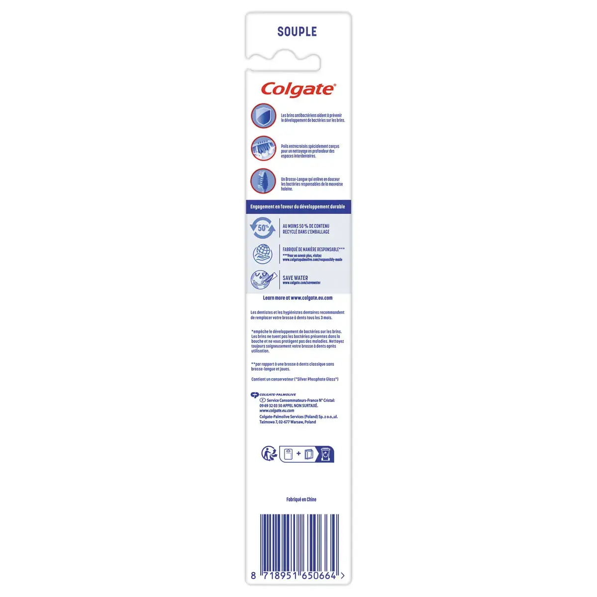 Brosse à dents Colgate Zig Zag Souple