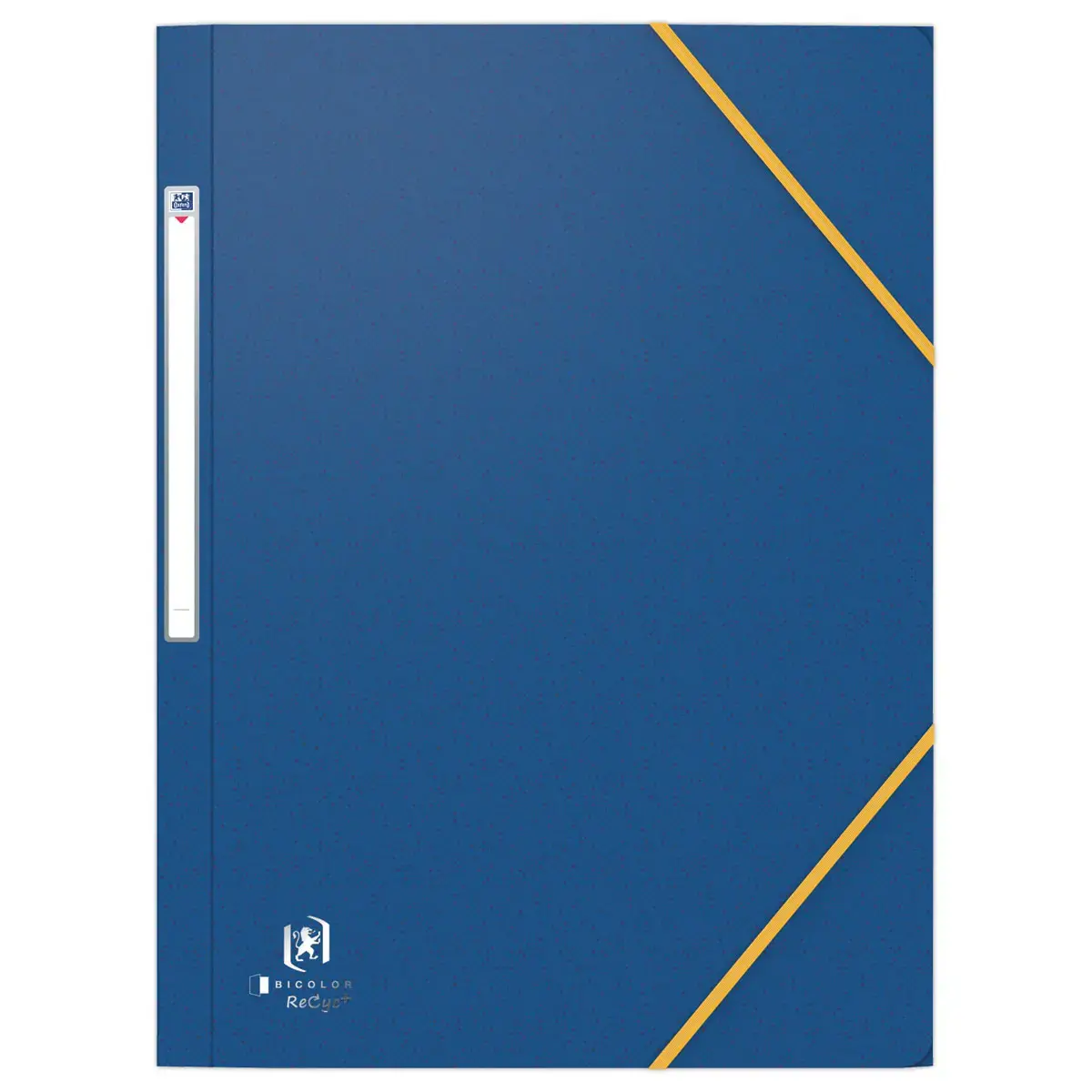 10 Chemises 3 rabats - Bicolor Recycl+ - A4 - bleu - OXFORD