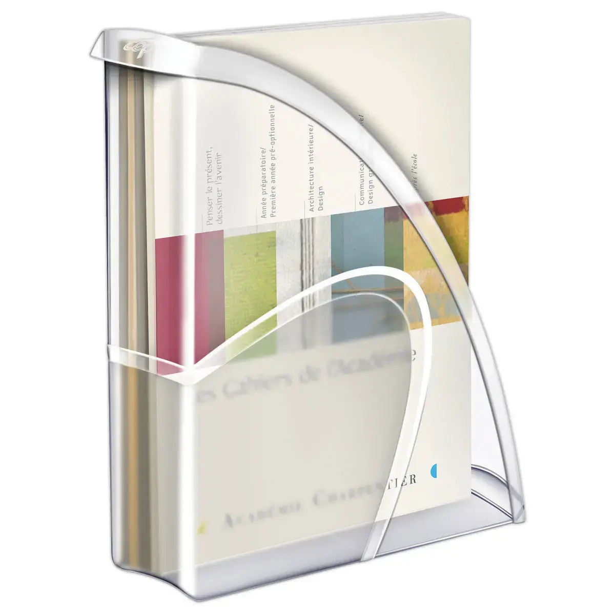 Porte-revues Pro Happy - Dos 8 cm - Incolore - CEP