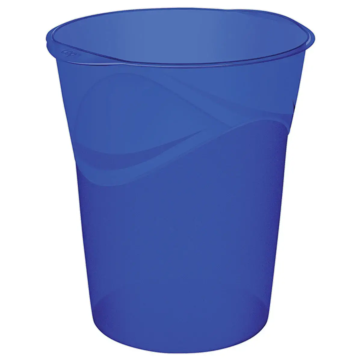 Corbeille à papier Pro Happy - 14L - Bleu foncé - CEP