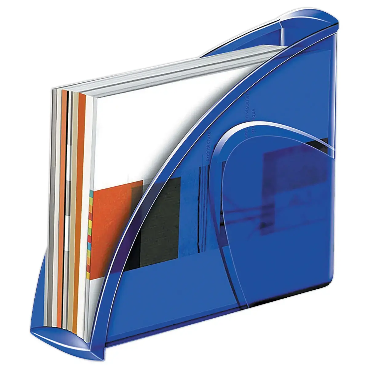 Porte-revues Happy-Dos 8 cm - Bleu - CEP PRO