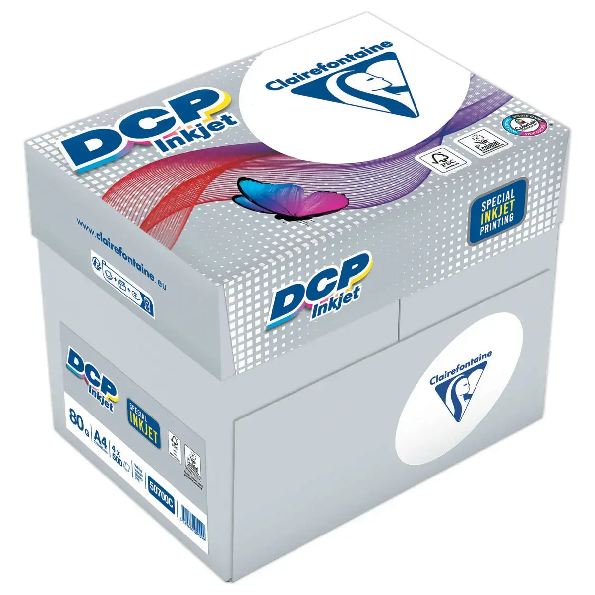 Papier DCP Inkjet blanc A4 80G - 500 feuilles 