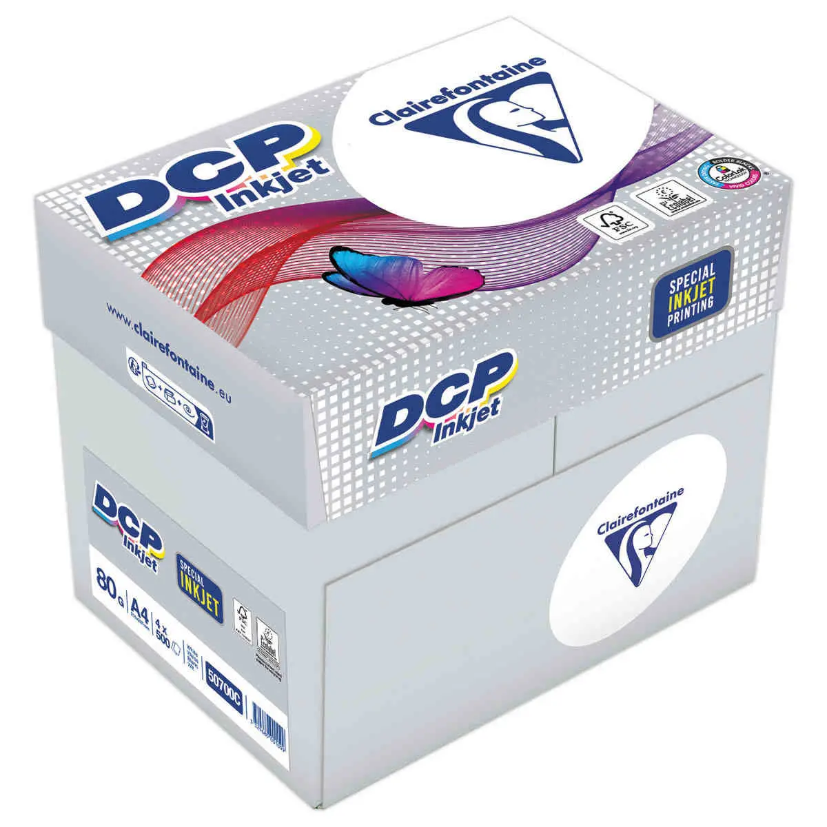 Papier DCP Inkjet blanc A4 80G - 500 feuilles 