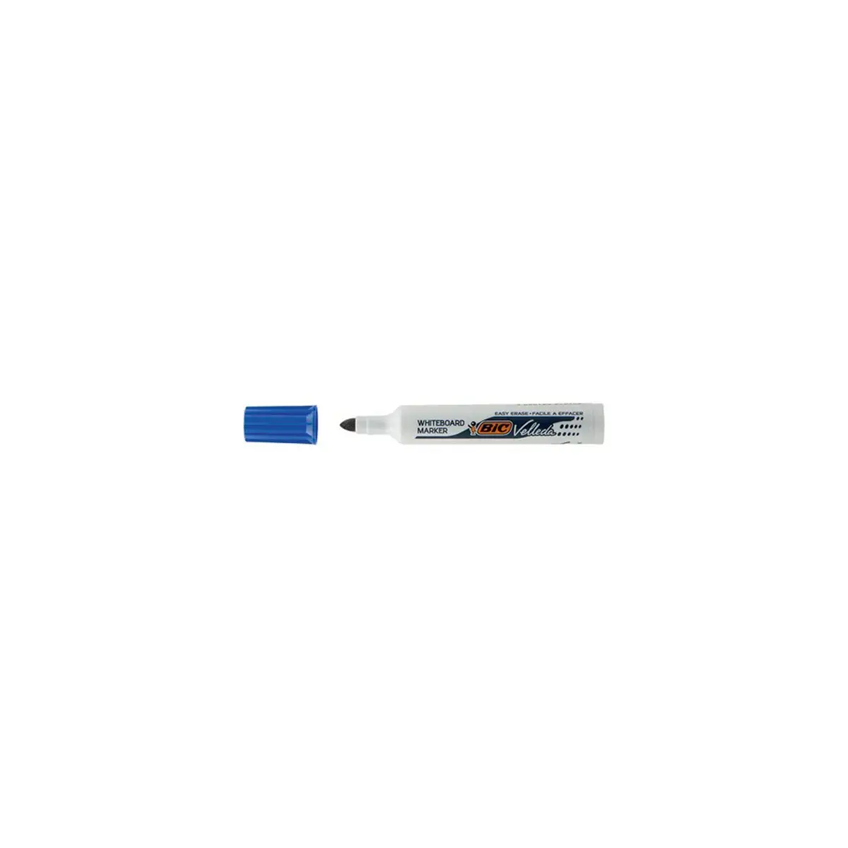 BIC Velleda 1711 Feutres pour Tableau Blanc Effaçables à Sec à Pointe Conique Moyenne -Bleu