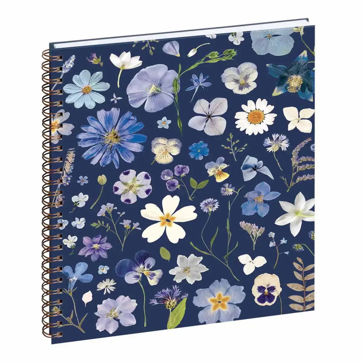 Agenda semainier Exacompta Chemin des Marettes - 18,5 x 22,5 cm - Bleu