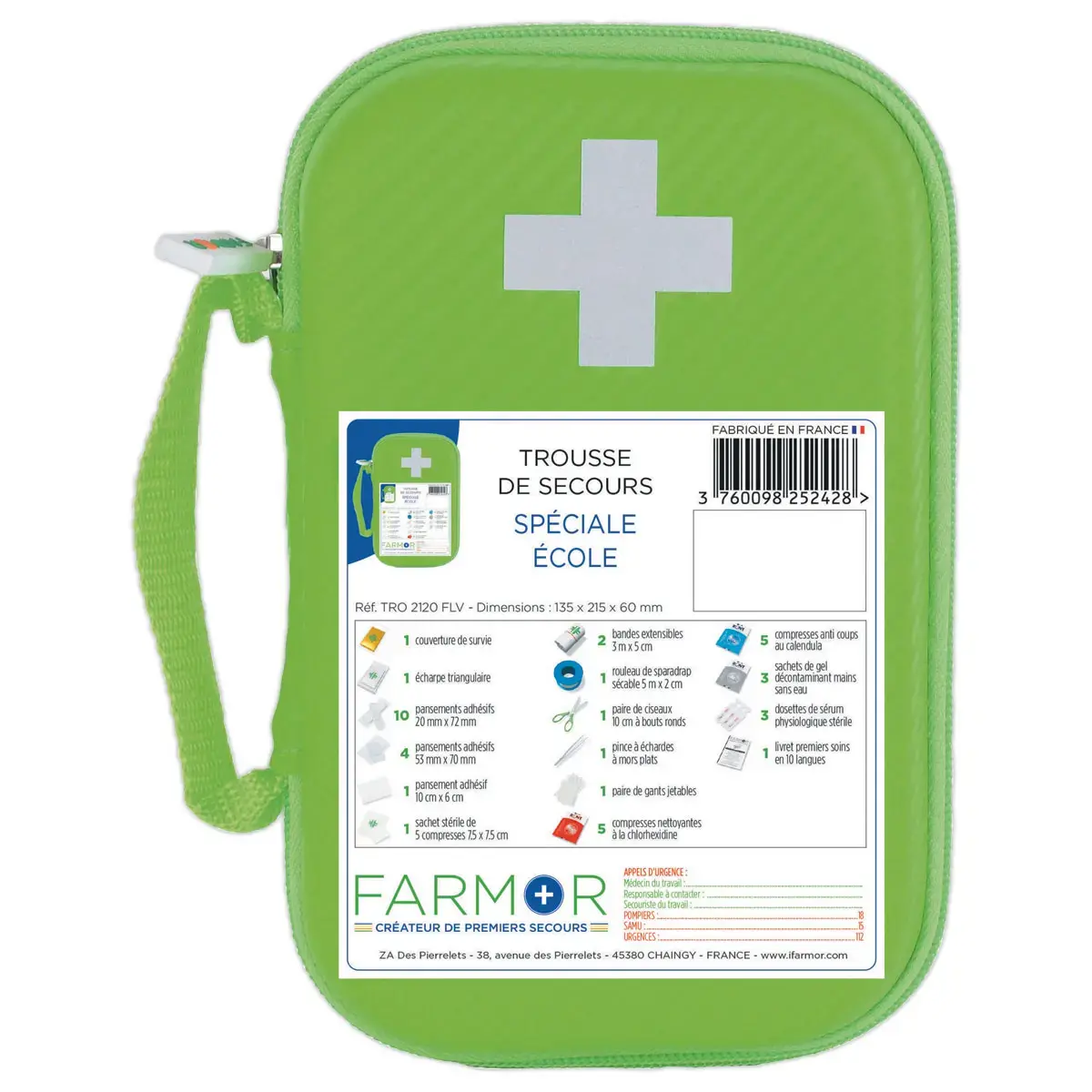 Trousse de secours Ecole petit modèle - Farmor