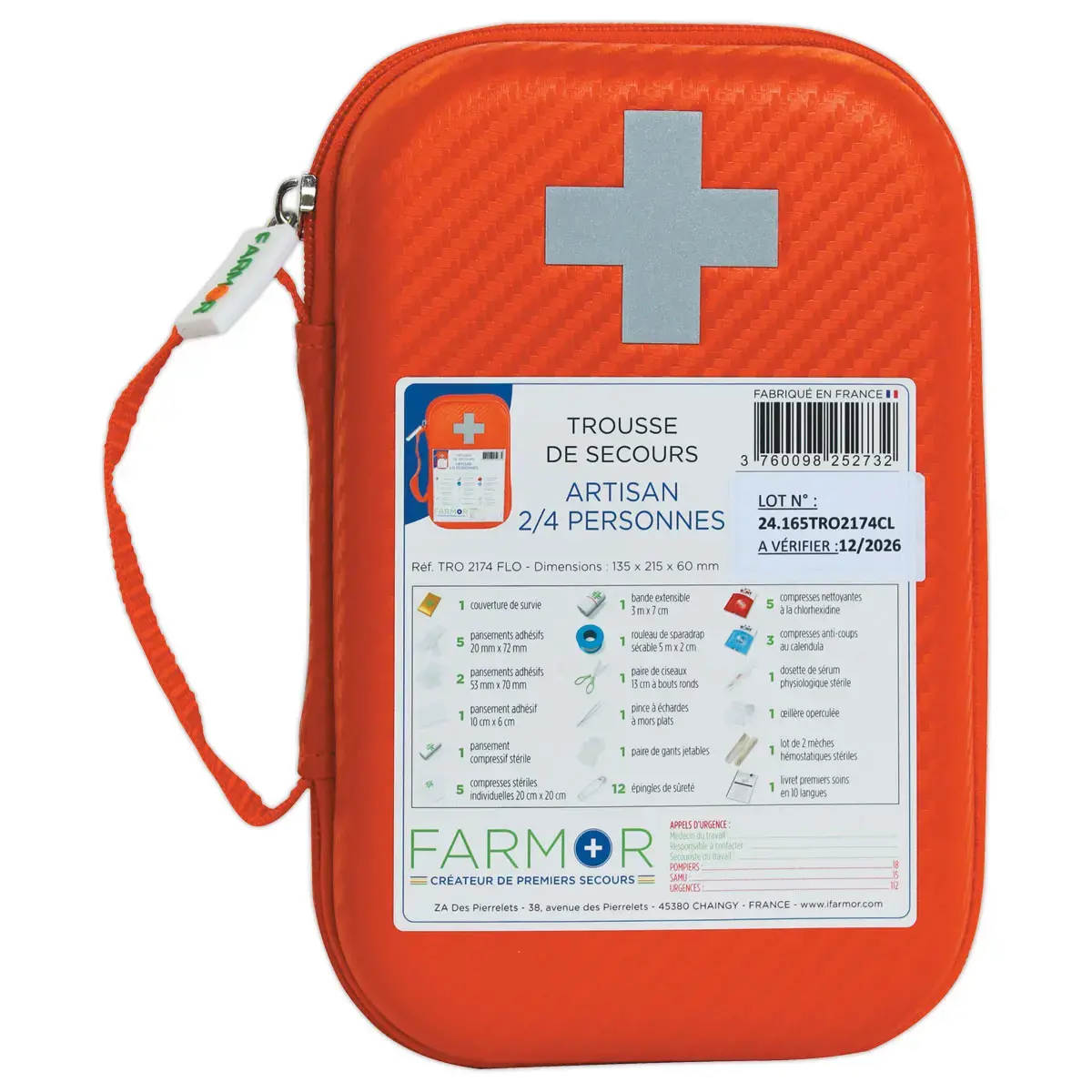 Trousse de secours Artisan 2/4 personnes - Farmor
