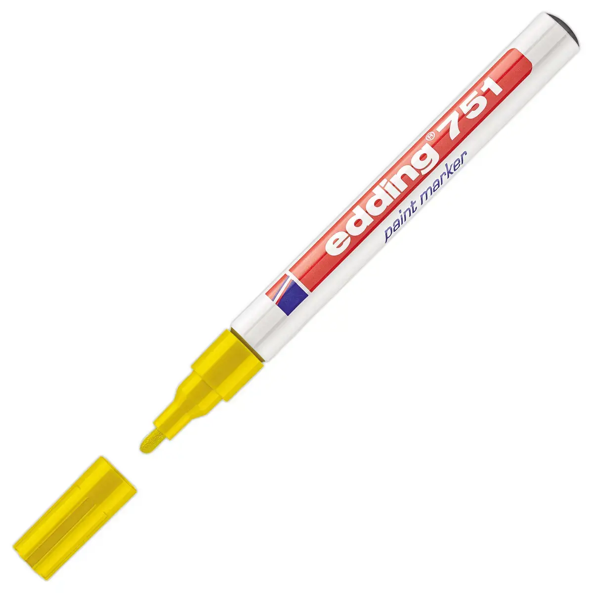 Marqueur peinture EDDING 751 - Pointe fine - jaune