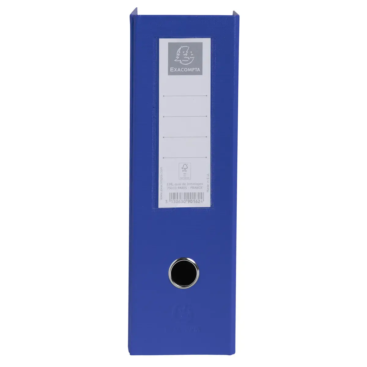 Porte-revues pliable - Polypropyl&egrave;ne - Dos 10 cm - Bleu - Exacompta 