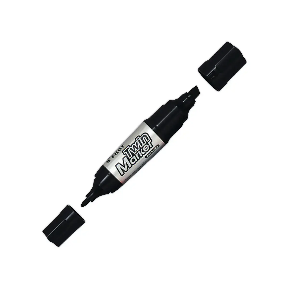 Double marqueur permanent Pilot - Pointe large et extra large