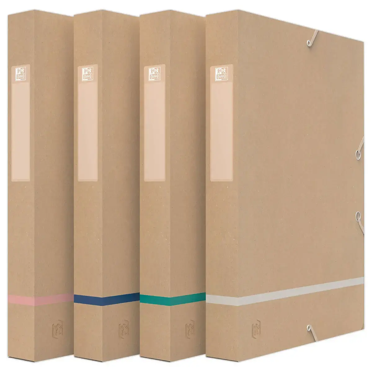 Boite de classement Touareg carte recyclée - dos 4 cm - OXFORD
