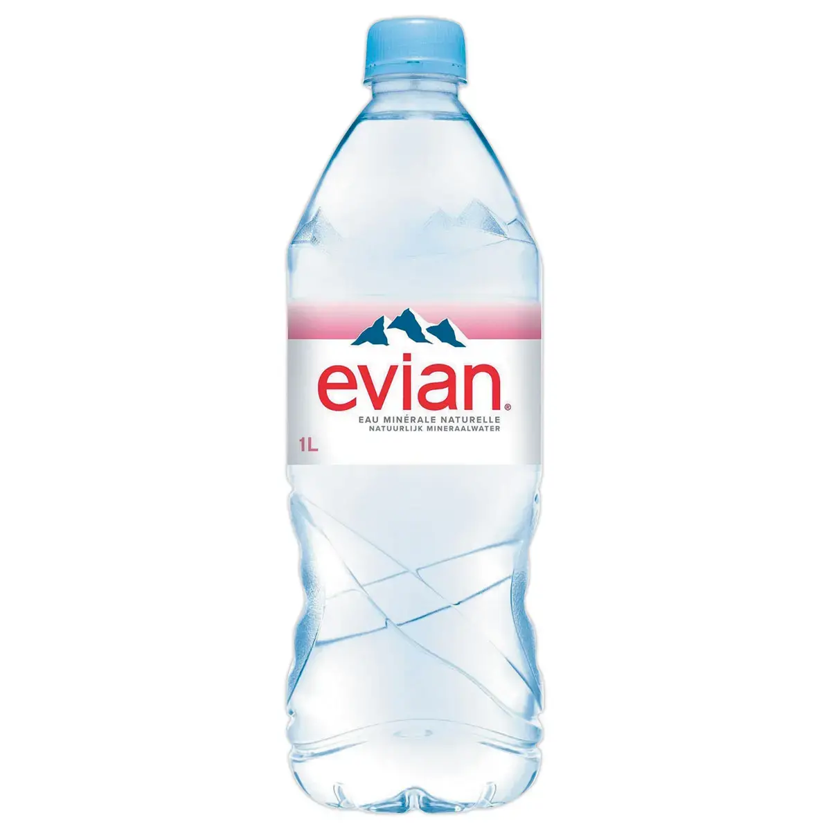 1008 Bouteilles d'eau EVIAN- 1 litre 