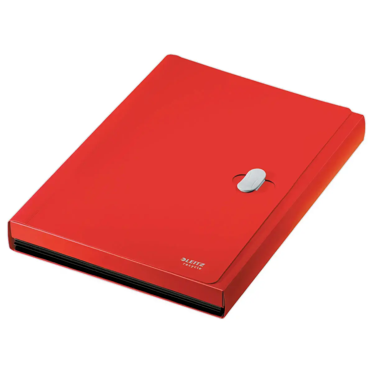 Trieur extensible en PP recyclé - 6 compartiments - Rouge - LEITZ