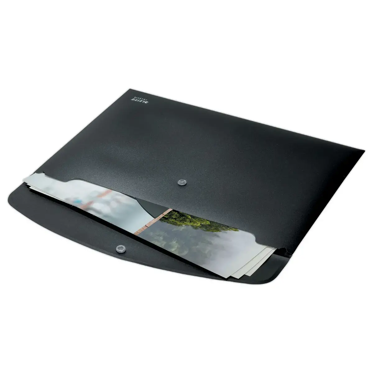 Pochette pression Leitz PP recyclé A4 noir