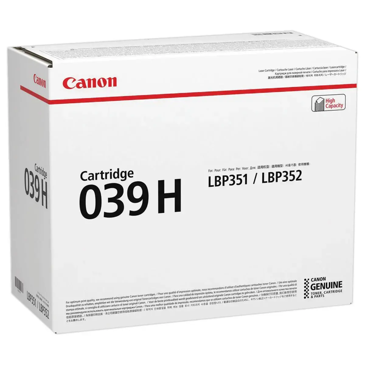 Toner Canon CRG039H noir 