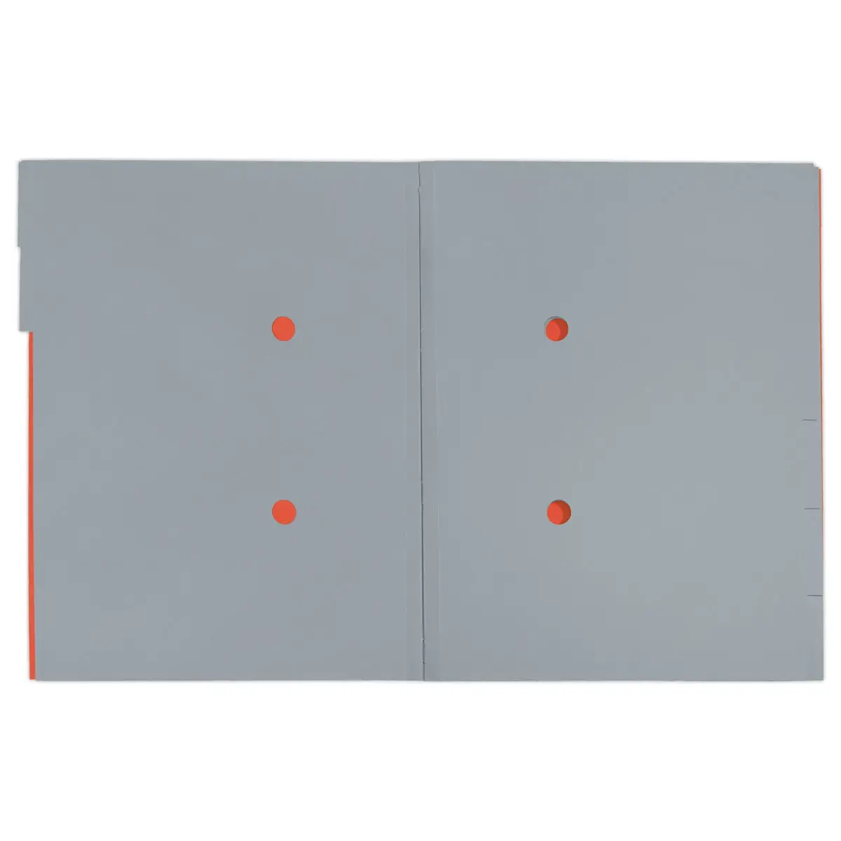 Trieur avec &eacute;lastiques LEITZ 6 touches- 100% recycl&eacute; - Rouge 