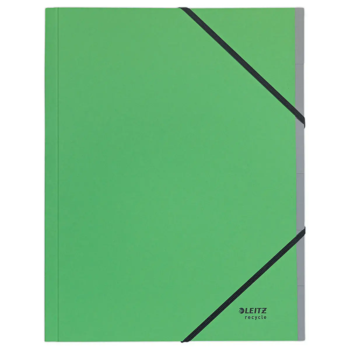 Trieur avec &eacute;lastiques - 6 touches- 100% recycl&eacute; - vert - LEITZ 