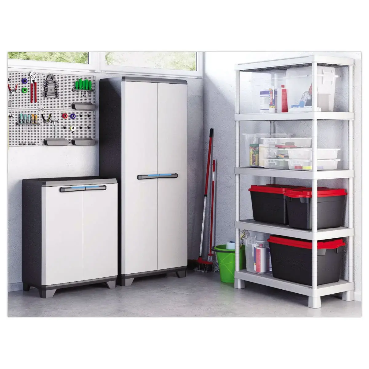Armoire utilitaire range balai LINEAR