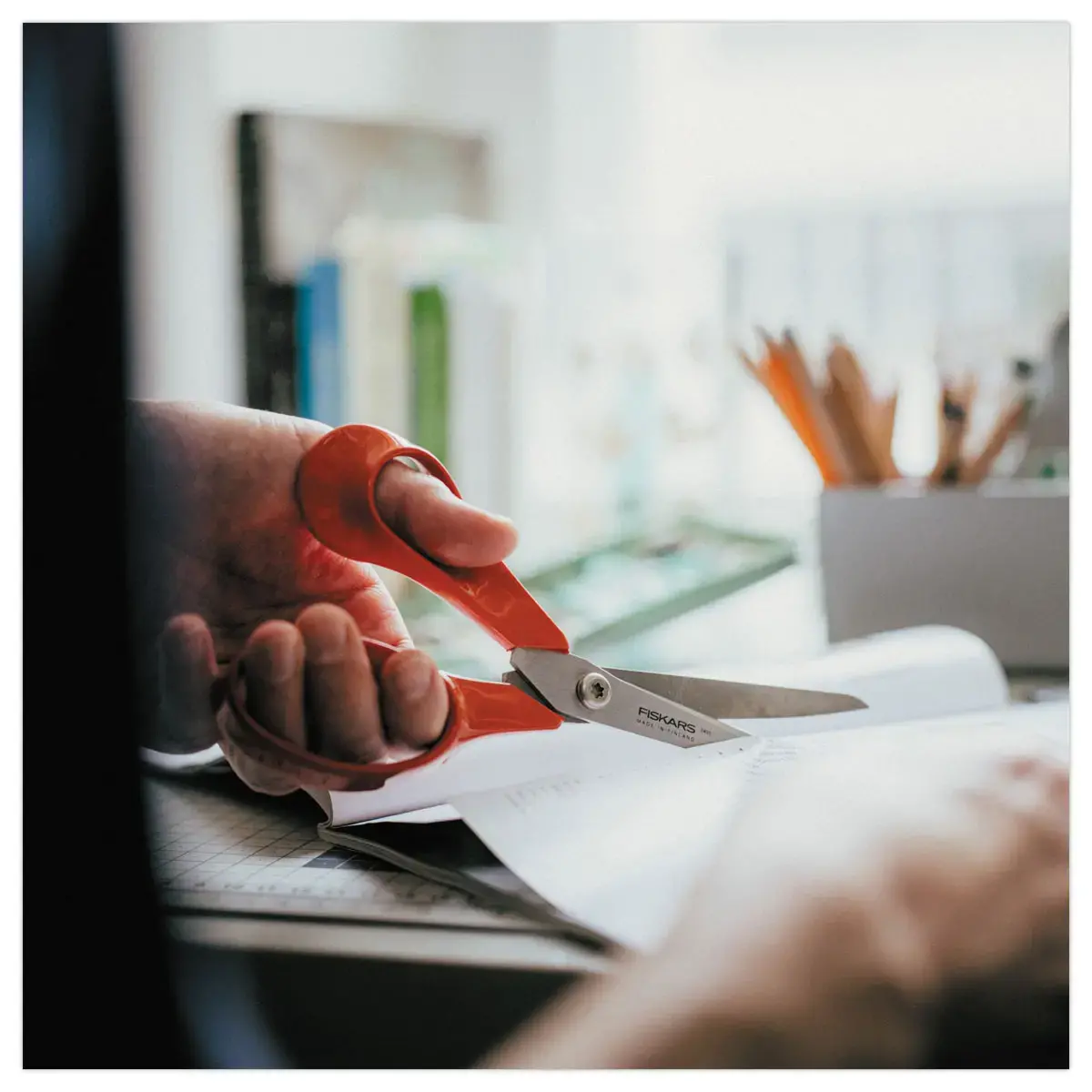 Ciseaux Fiskars Classic Universels gauchers 21cm