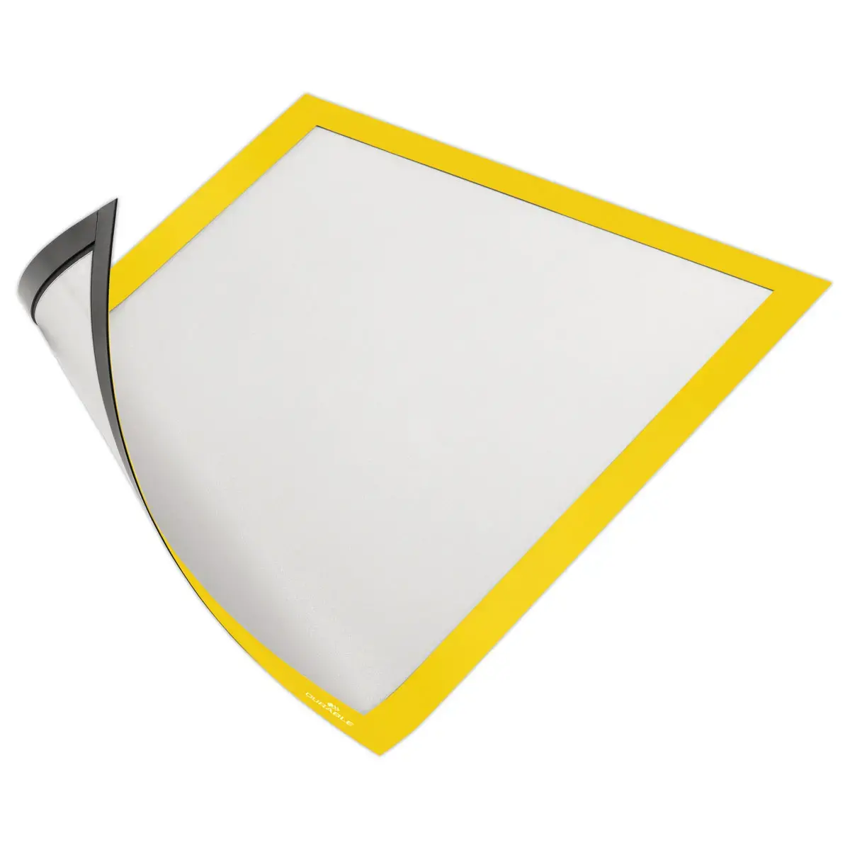 5 Cadres d'affichage magnétiques DURAFRAME MAGNETIC - A4 - Jaune - DURABLE