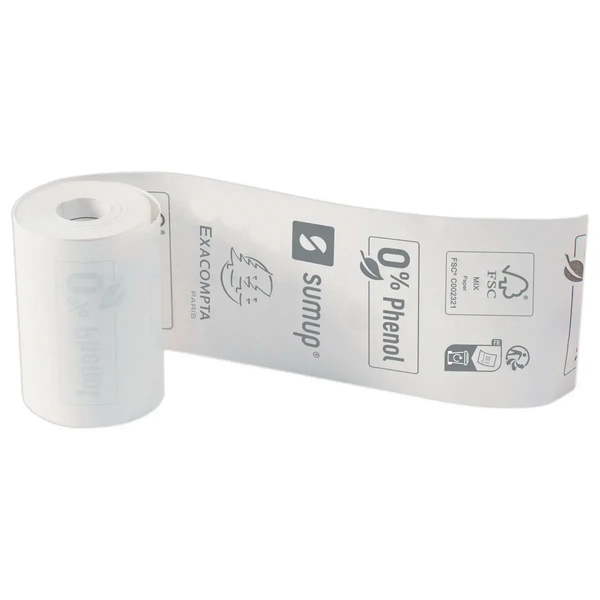 20 bobines thermiques 57x30mm - 9m - SumUp - 55g/m2 