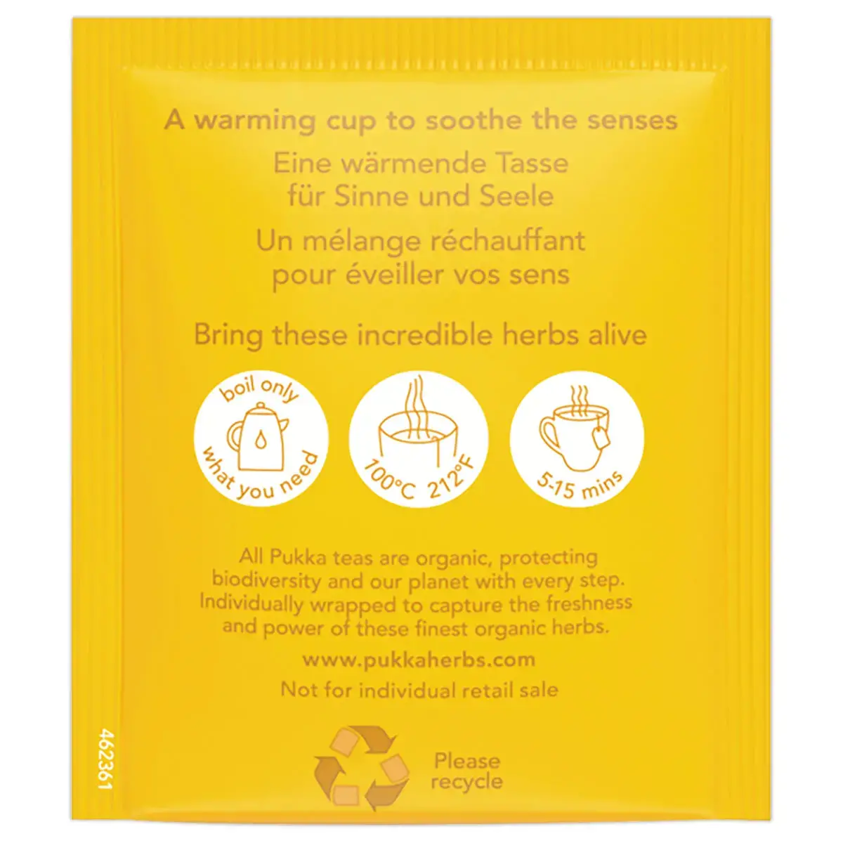 20 Sachets d'infusions bio - Citron gingembre miel - Pukka