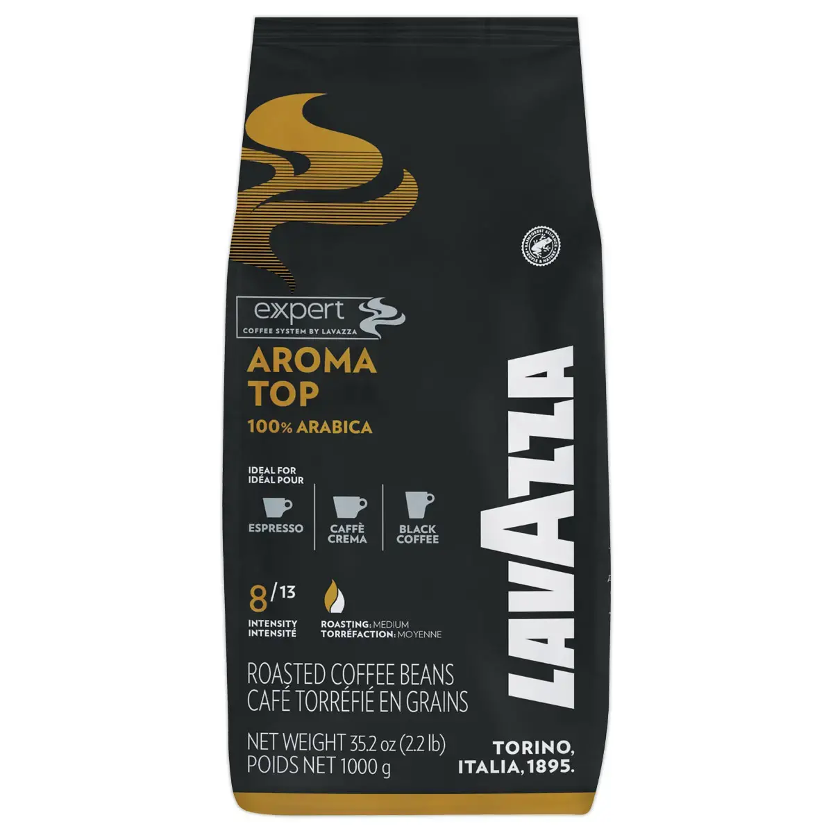 Caf&eacute; grains 1kg LAVAZZA  Aroma Top RFA 