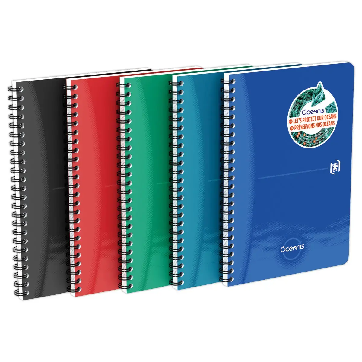 Cahier Oxford Oceanis int A5 180 pagesligné 7mm PP