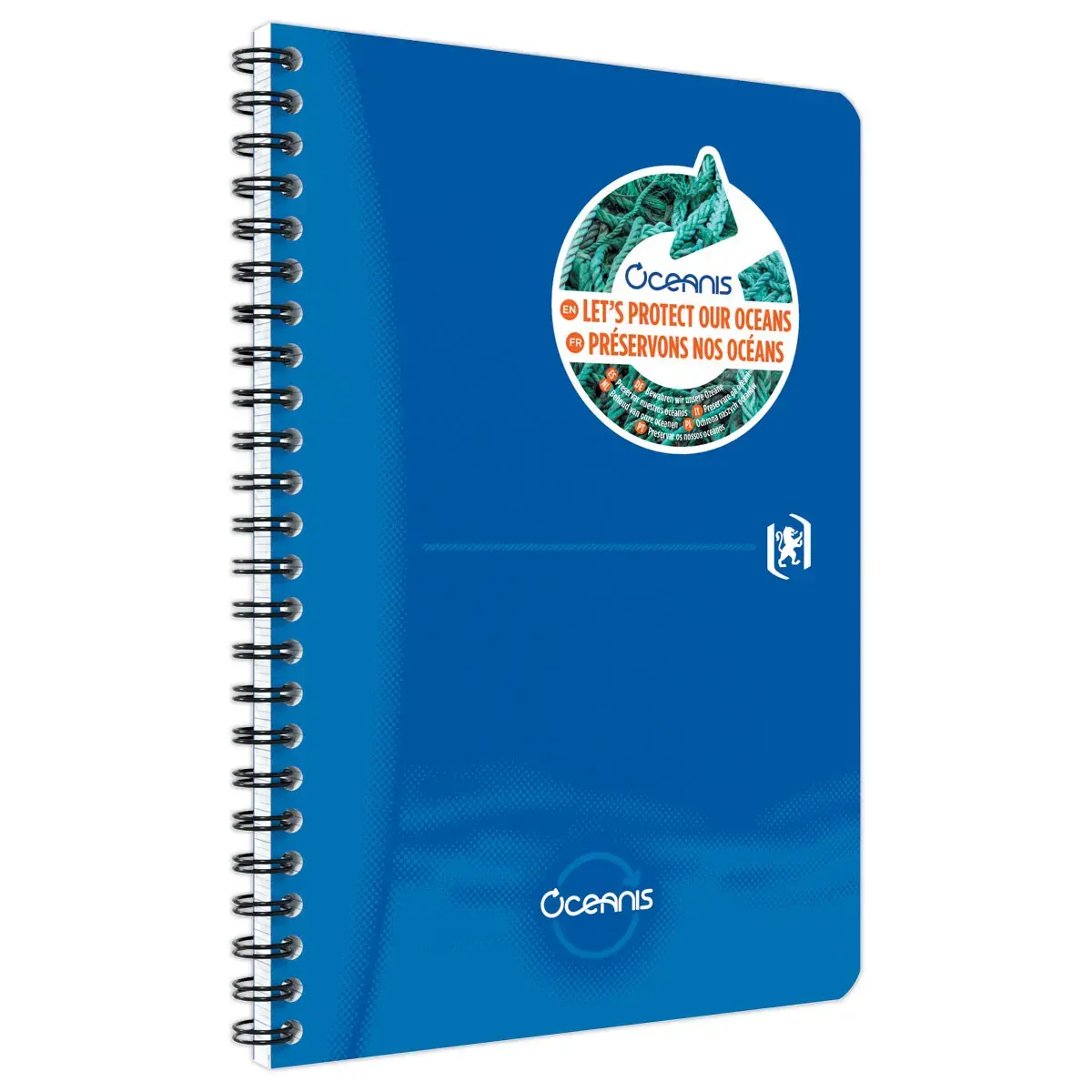 Cahier Oxford Oceanis int A5 180 pagesligné 7mm PP