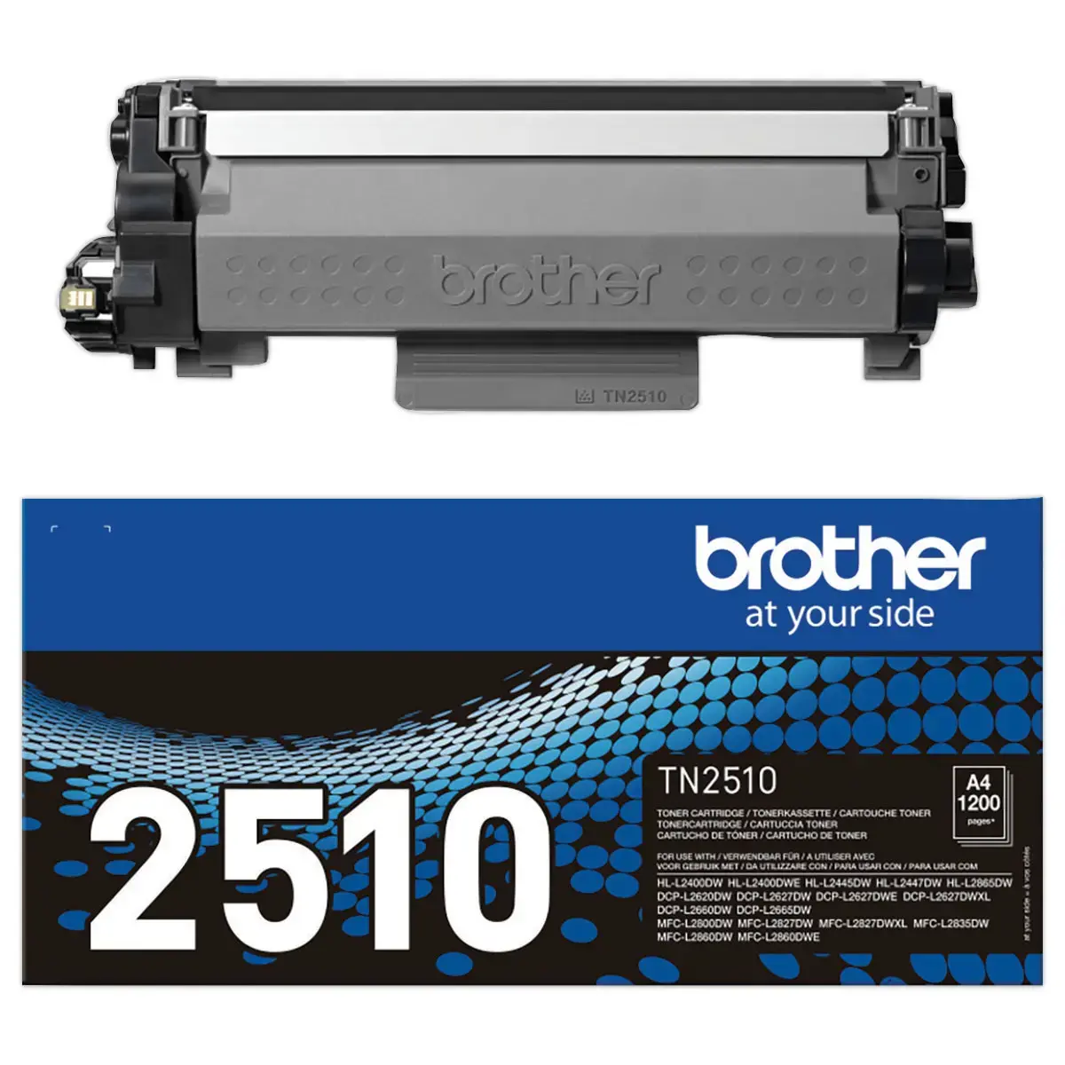 Cartouche noire laser Brother TN2510