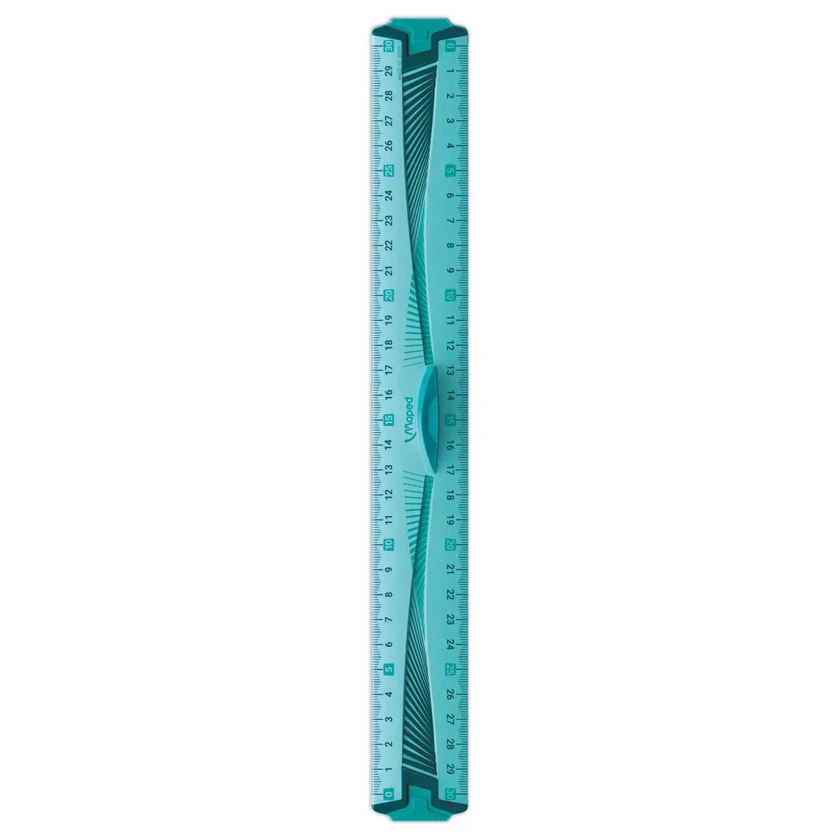 Triple-décimètre incassable - 20 cm - Bleu ou vert - Maped