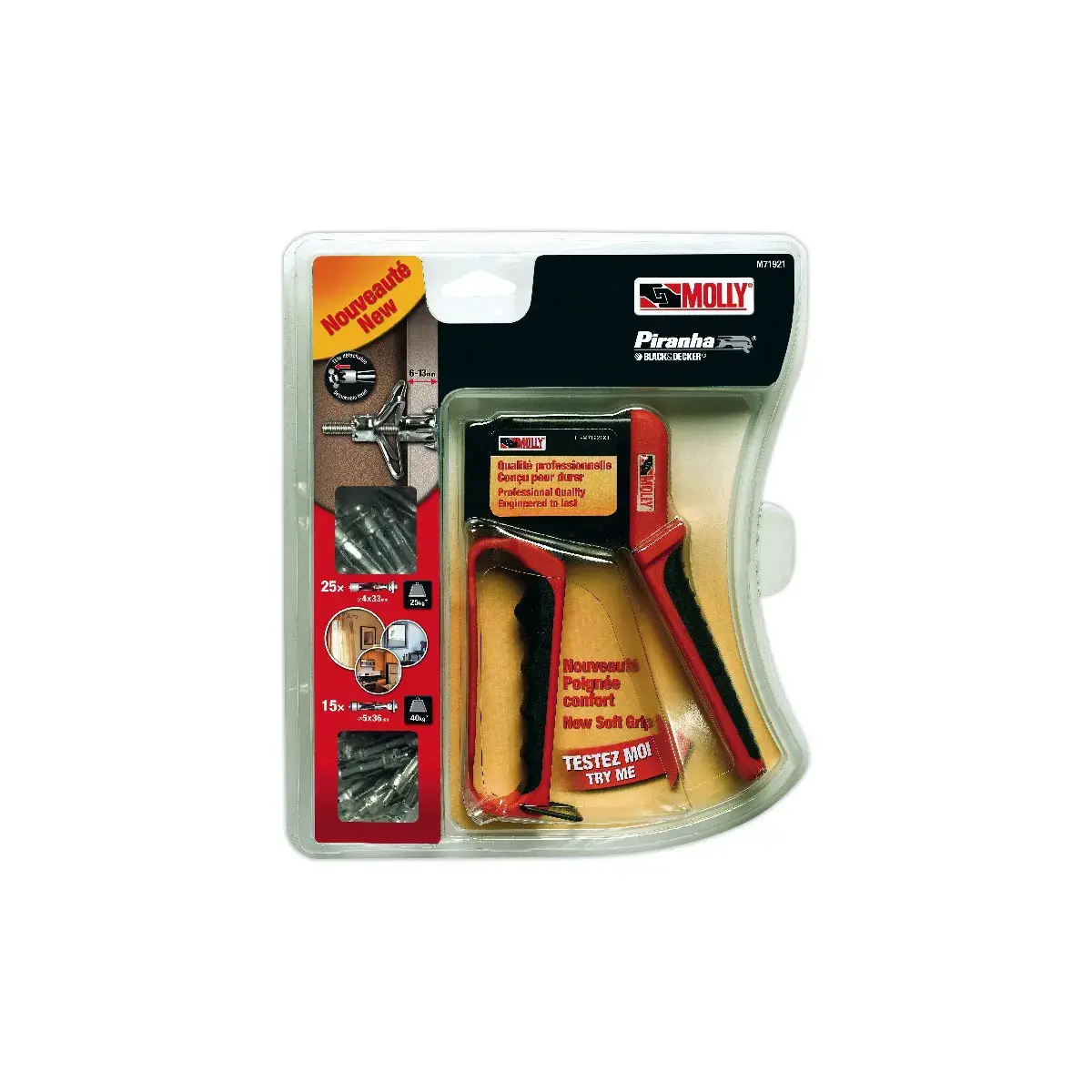Kit de 40 chevilles & pince de pose