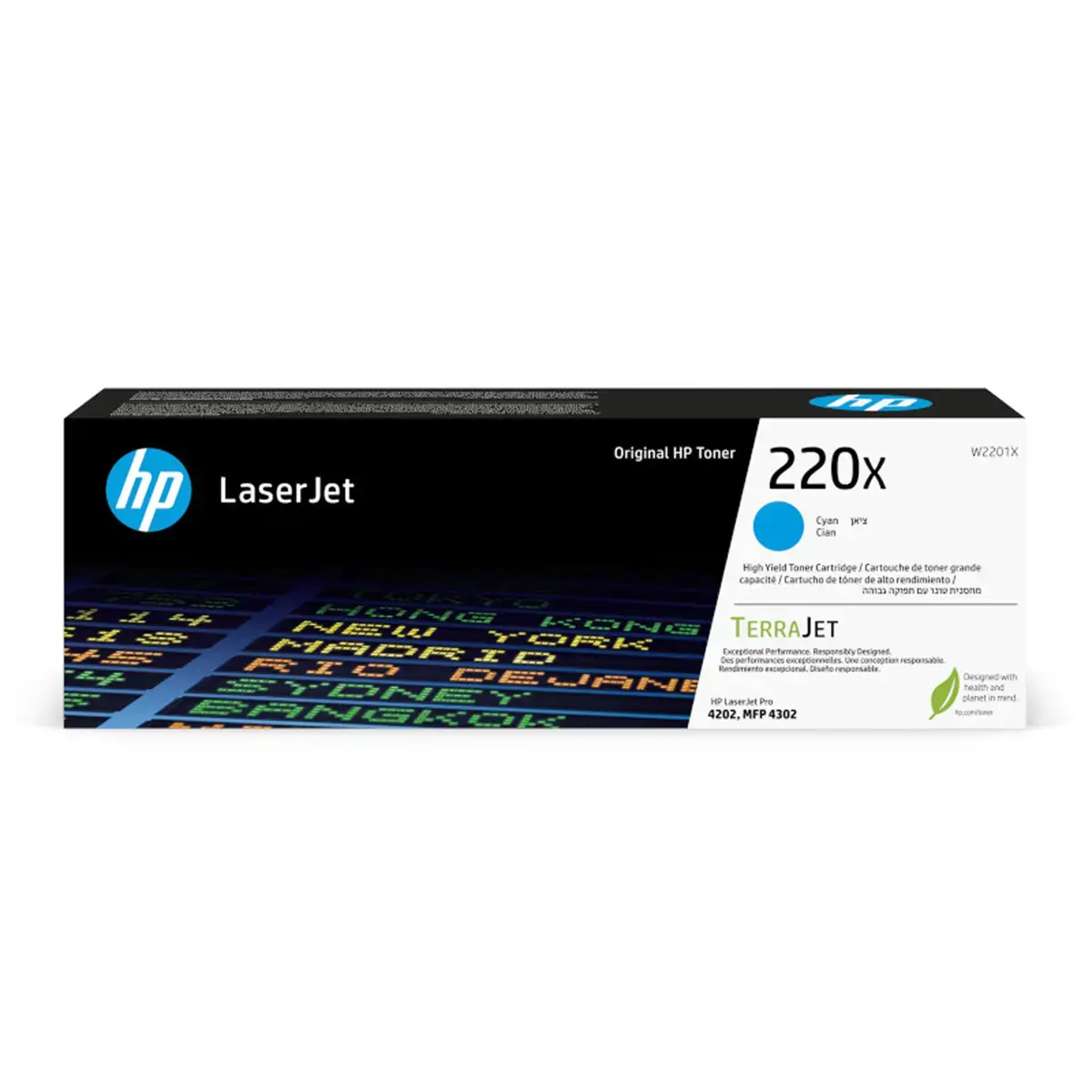 Toner HP 220X TERRAJET - Cyan