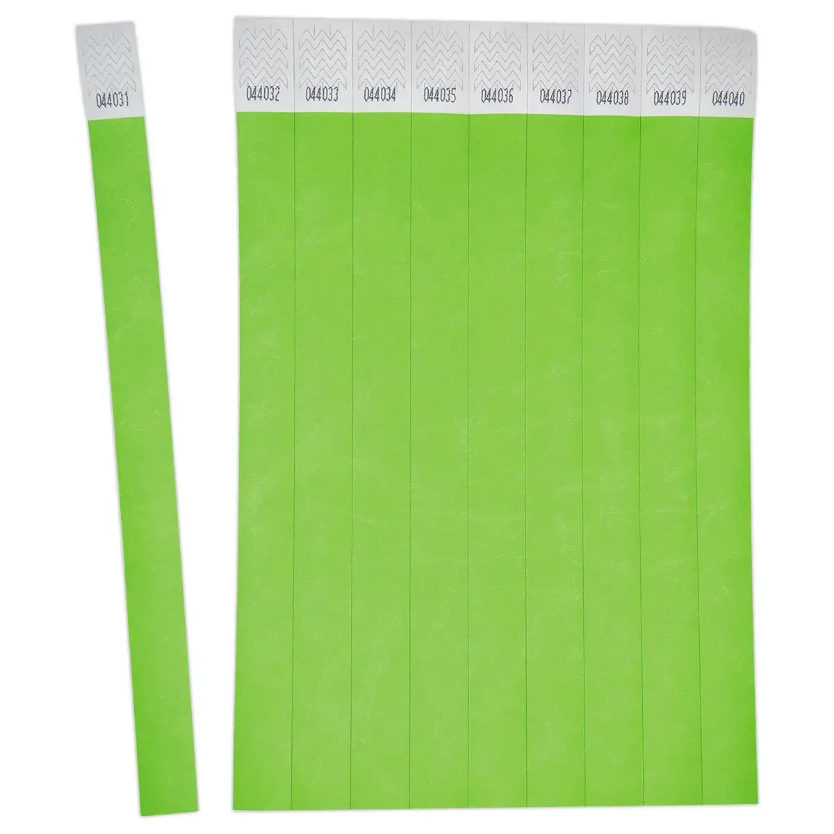 500 Bracelets Tyvek - Vert - AVERY