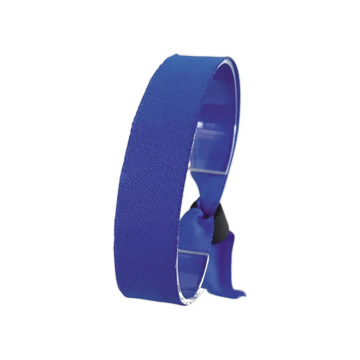 100 bracelets en tissu bleus 