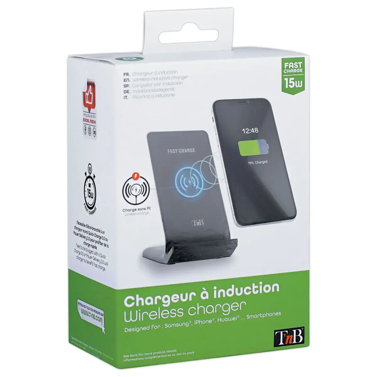 Chargeur à induction 15W
