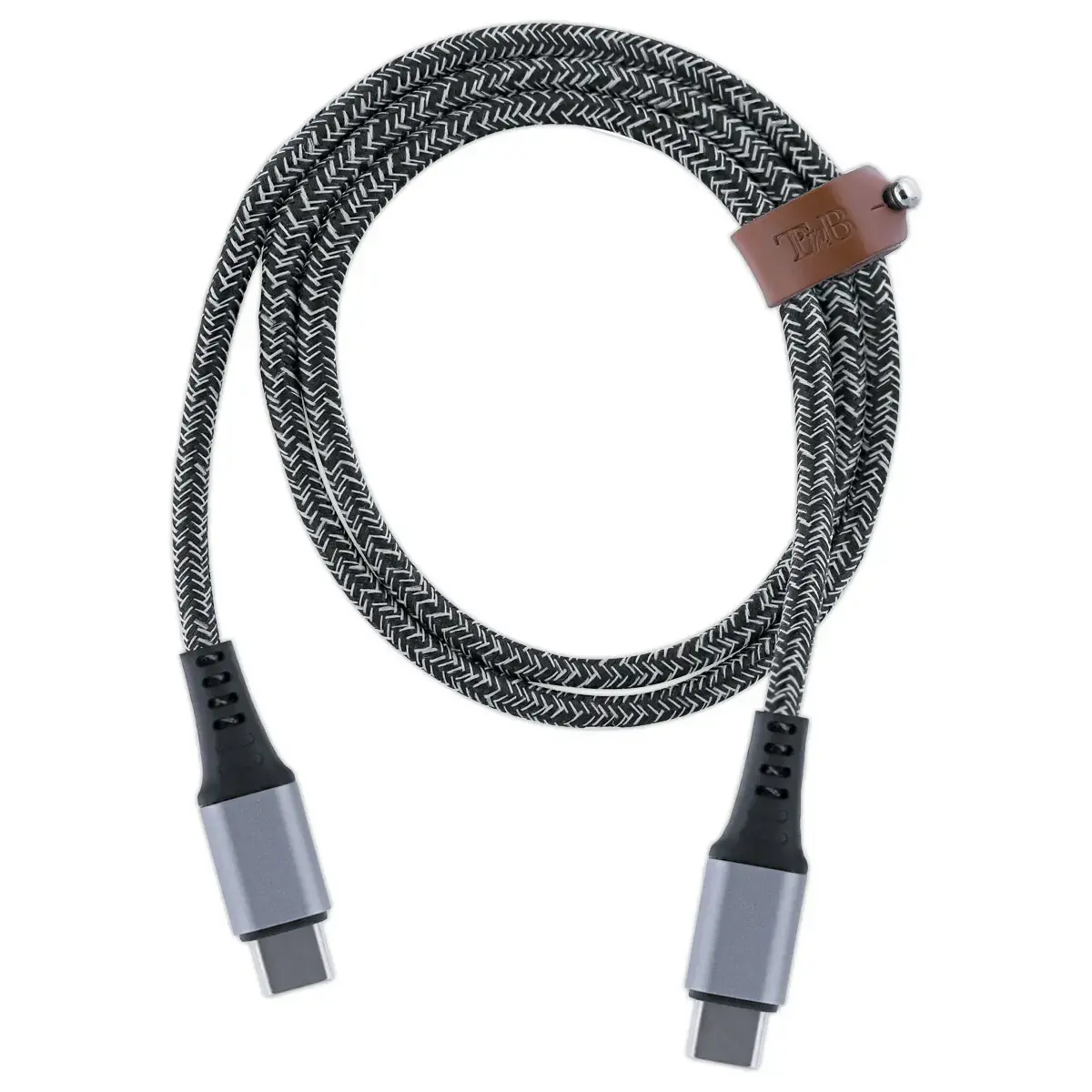 C&acirc;ble de charge USB-C/USB-C avec attache 