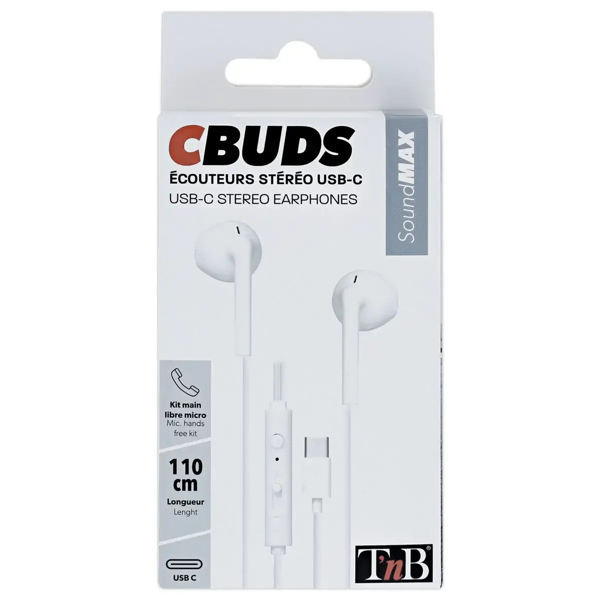 Écouteurs semi intra-auriculaires TYPE-C