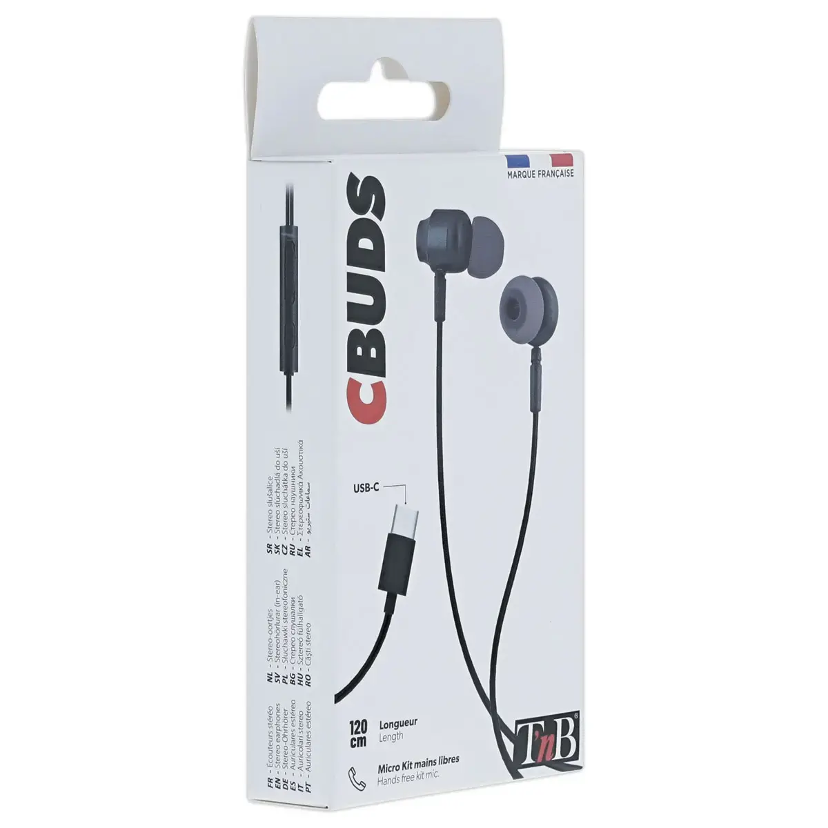 &Eacute;couteurs semi intra-auriculaires TYPE-C 