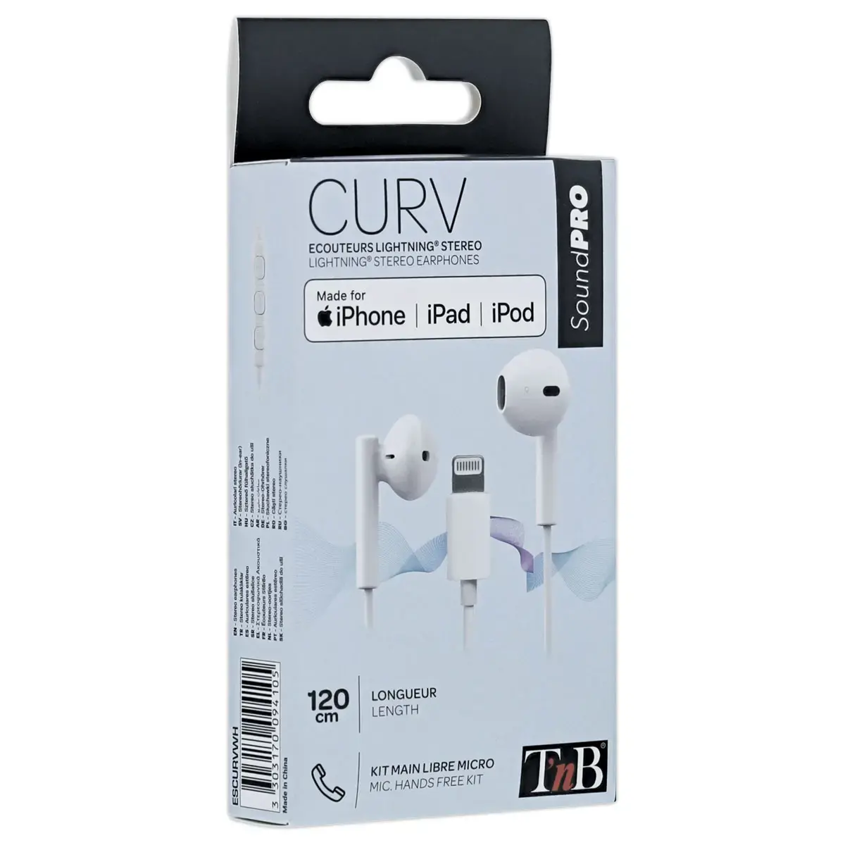Écouteurs semi intra-auriculaires Lightning