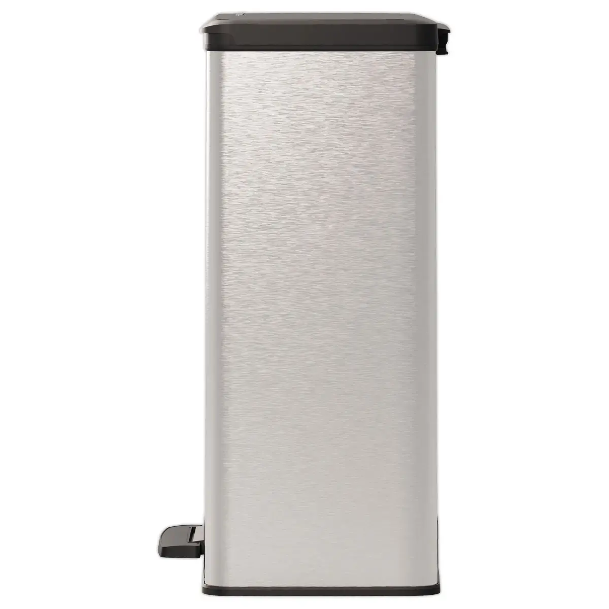 Poubelle Decobin rectangulaire 65l décor métal