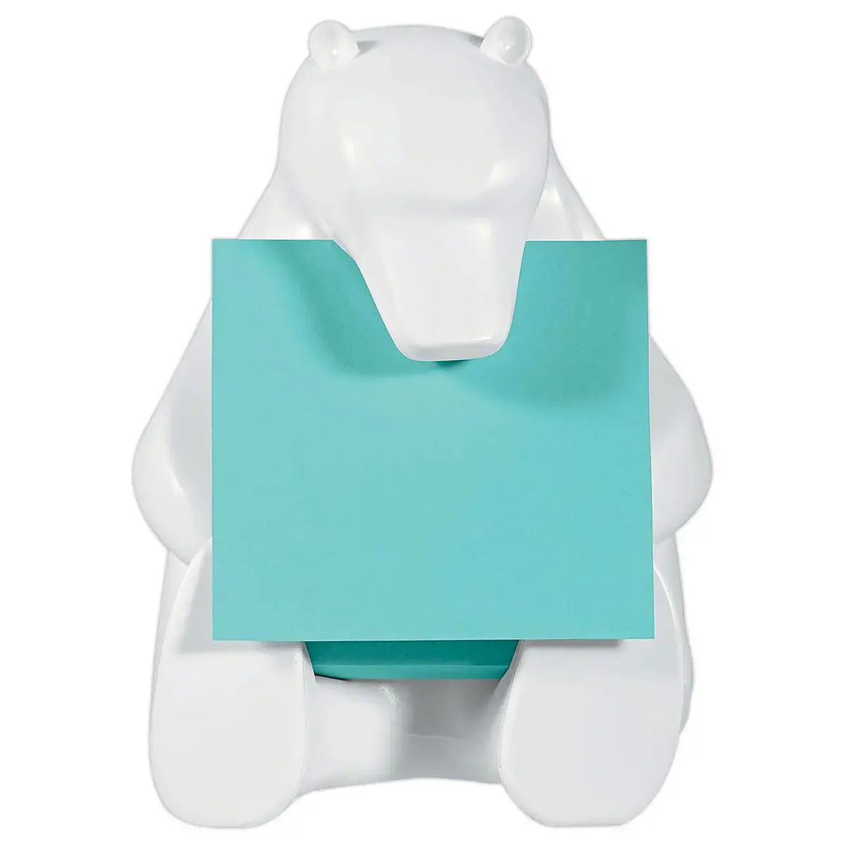Dévidoir Z-Notes ours Post-it + bloc Super Sticky bleu 45 feuilles