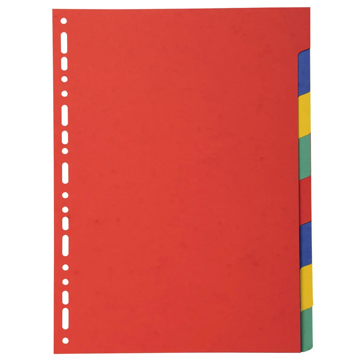 Jeu d'intercalaires - carte recyclée 3/10è - A4 - 8 touches - EXACOMPTA