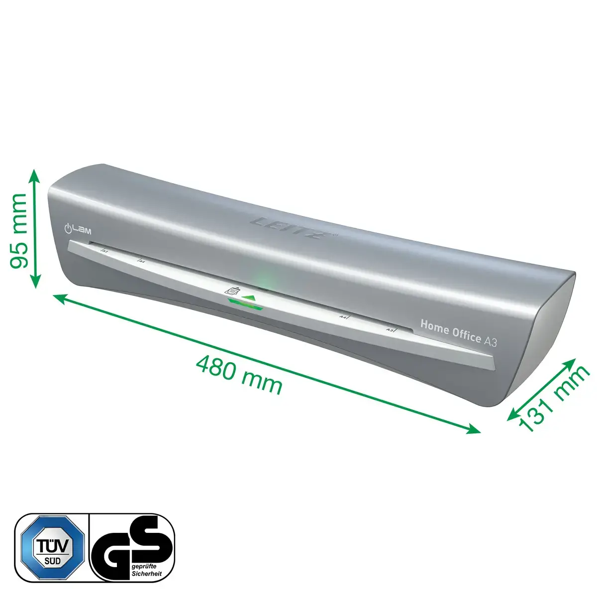 Plastifieuse Leitz iLam Home Office A3, Gris