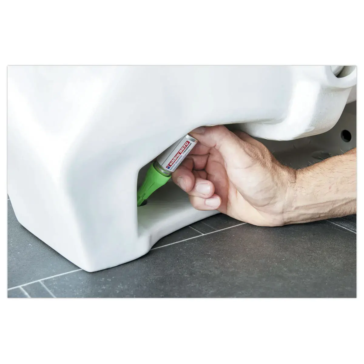 Marqueur spray edding 8870 pour trous profonds