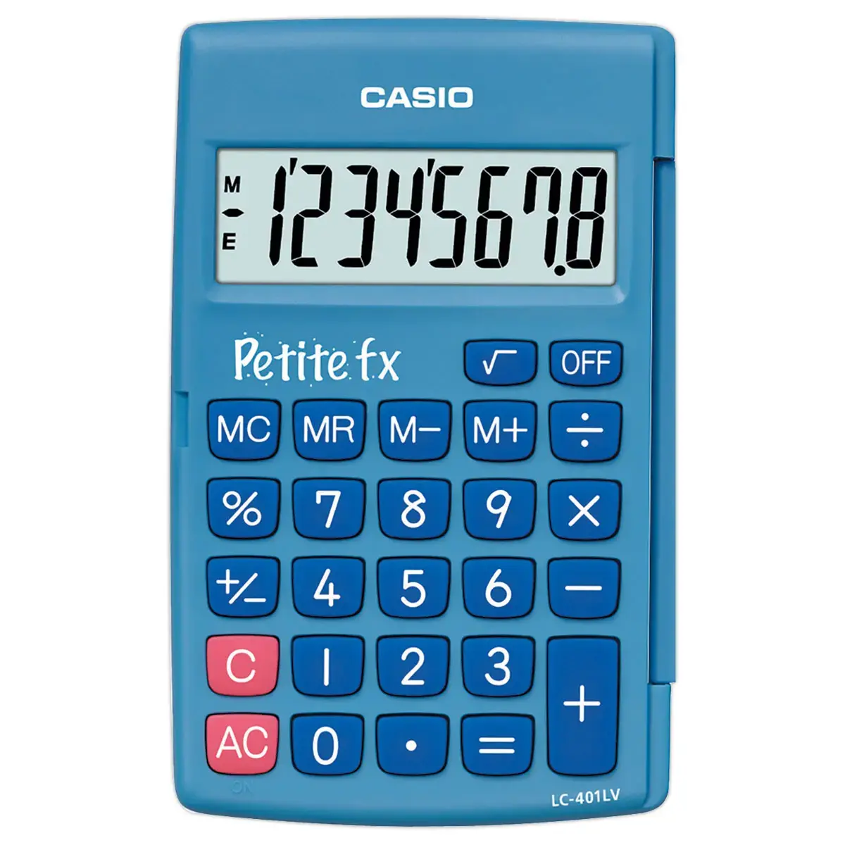 Calculatrice Casio petite FX bleue 