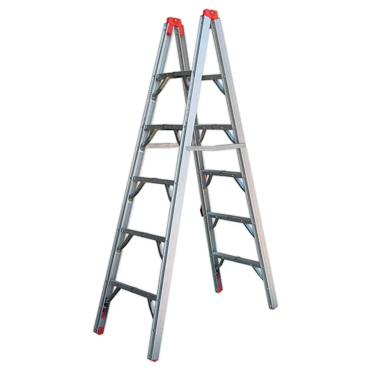 Escabeau 5 marches pliable extra plat 