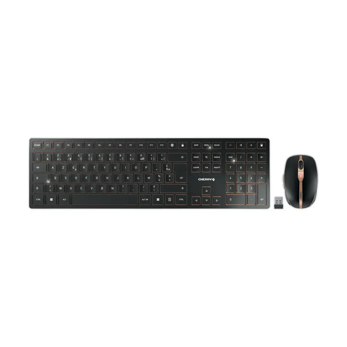 Kit clavier + souris sans fil CHERRY DW9100 SLIM